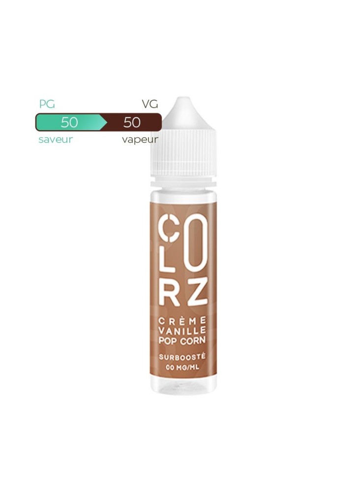 Liquide e-cigarette COLORZ 50 ml - Goûts variés