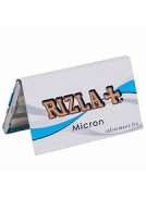 FEUILLES A ROULER RIZLA + MICRON GRISES (COURTES)