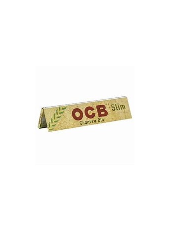 FEUILLES A ROULER OCB SLIMS CHANVRE BIO (LONGUES)