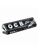 FEUILLES A ROULER OCB SLIMS NOIRES AVEC FILTRES (LONGUES)