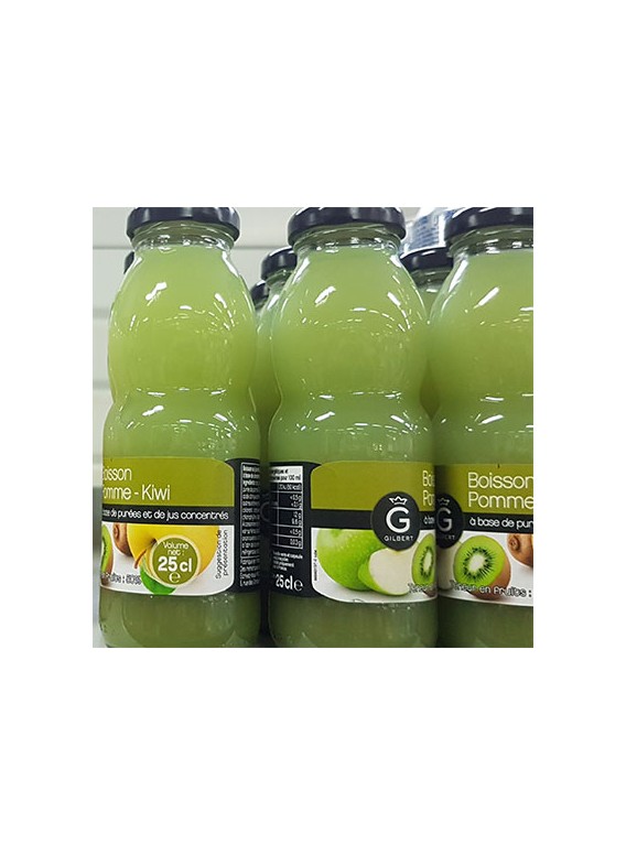 Jus pomme kiwi Gilbert 25cl