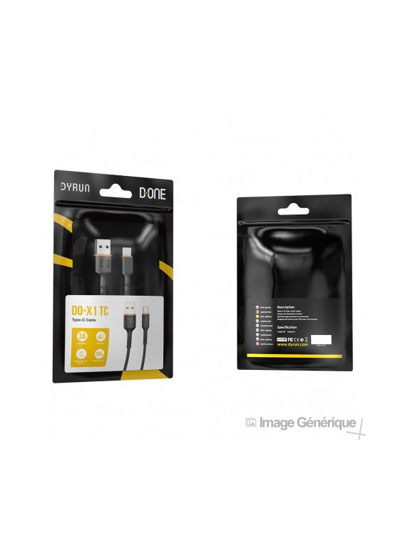 CABLE DATA DE CHARGE 1M DYRUN D-ONE DO-X1-TC