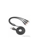 CABLE DATA DE CHARGE TRIPLE 1.20M DYRUN D-ONE DO-X4-LMT