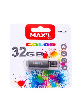 CLE USB 32GB MAX'L COLOR