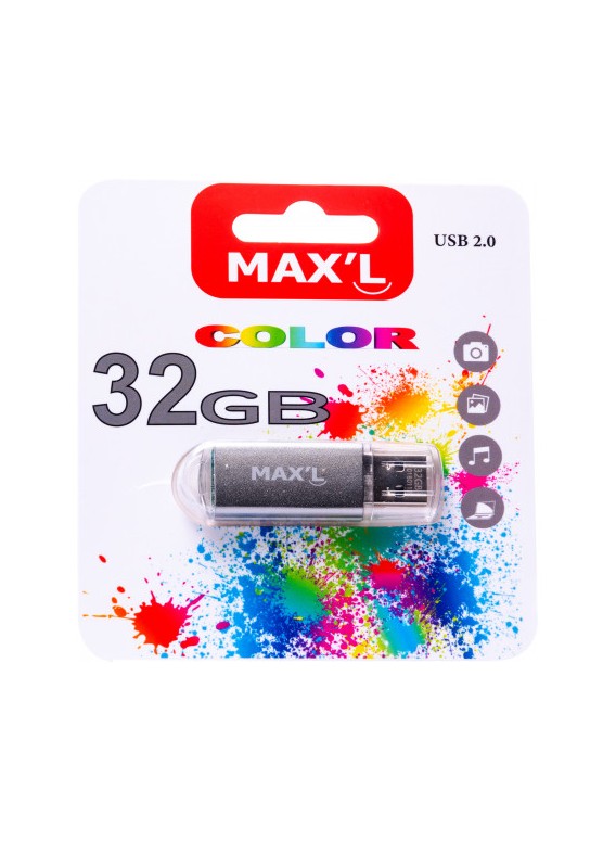 CLE USB 32GB MAX'L COLOR