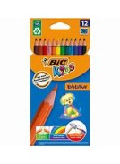 CRAYONS DE COULEUR BIC KIDS X12