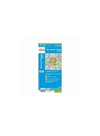 CARTE IGN BLEUE 3136 SB: BOURG DE PEAGE / CHABEUIL