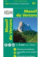 CARTE IGN VERTE 01: MASSIF DU VERCORS