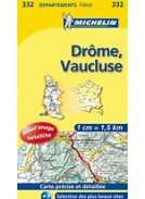 CARTE MICHELIN JAUNE 332: DROME / VAUCLUSE