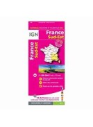 CARTE IGN ROSE 804: FRANCE SUD-EST