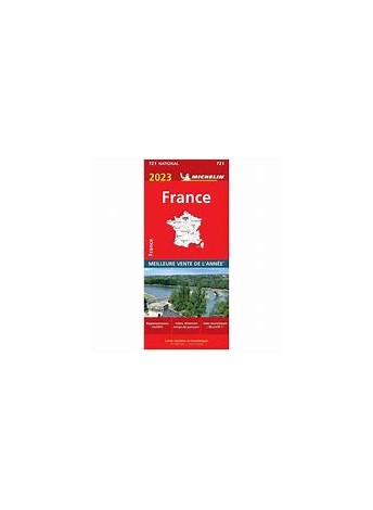 CARTE IGN ROUGE 721: FRANCE 2023