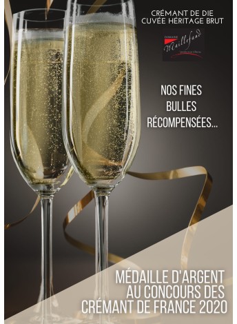 CREMANT DE DIE "HERITAGE" BRUT DOMAINE MAILLEFAUX