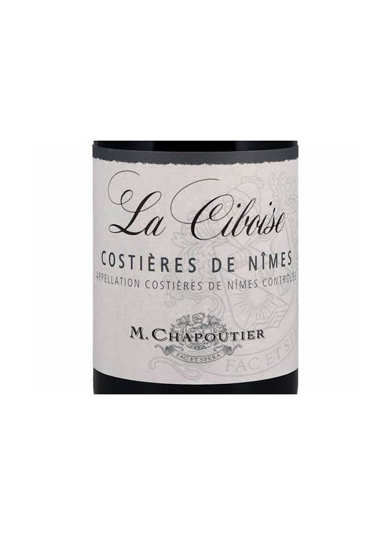 VIN BLANC LA CIBOISE COSTIERES DE NÎMES M. CHAPOUTIER CUVEE 2021