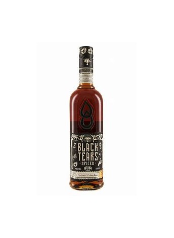 RHUM CUBAIN "BLACK TEARS DRY SPICED CUBAN RUM" 70CL