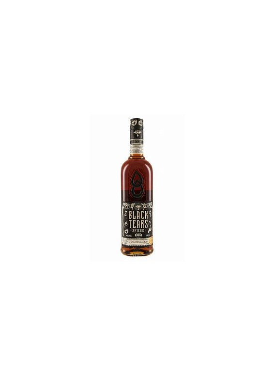 RHUM CUBAIN "BLACK TEARS DRY SPICED CUBAN RUM" 70CL