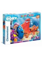 PUZZLE CLEMENTONI SUPER COLOR FINDING DORY 104 PIECES