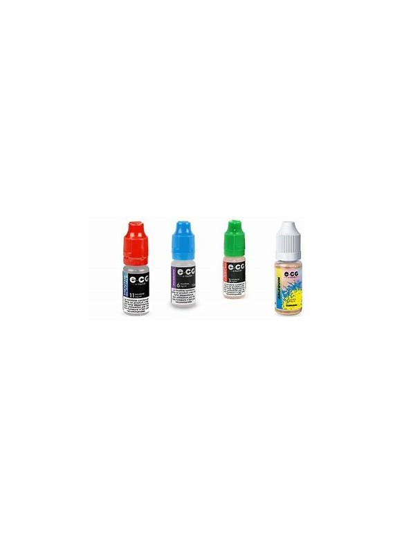 Liquide e-cigarette ECG 10ml - Goûts Variés