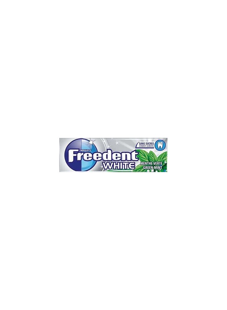 CHEWING GUM FREEDENT WHITE SANS SUCRE 14G