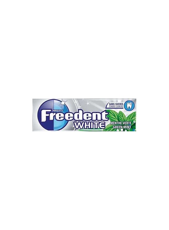 CHEWING GUM FREEDENT WHITE SANS SUCRE 14G