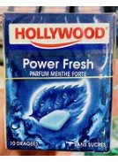 CHEWING GUM HOLLYWOOD EN PAQUETS DE 10 DRAGEES (14G)