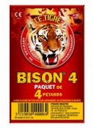 PETARDS LE TIGRE BISON 4 (PAQUET DE 4 PETARDS)