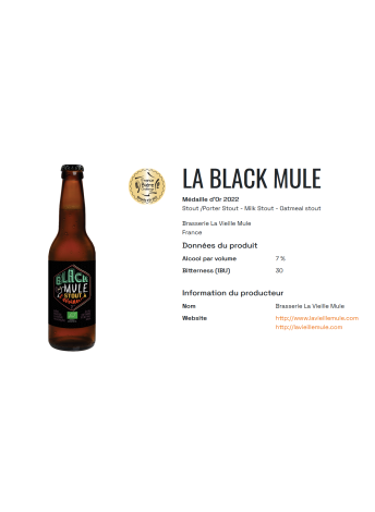 BIERE LA VIEILLE MULE: La...