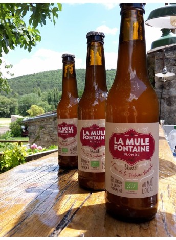 BIERE LA VIEILLE MULE: La Mule Fontaine Blonde 33cl