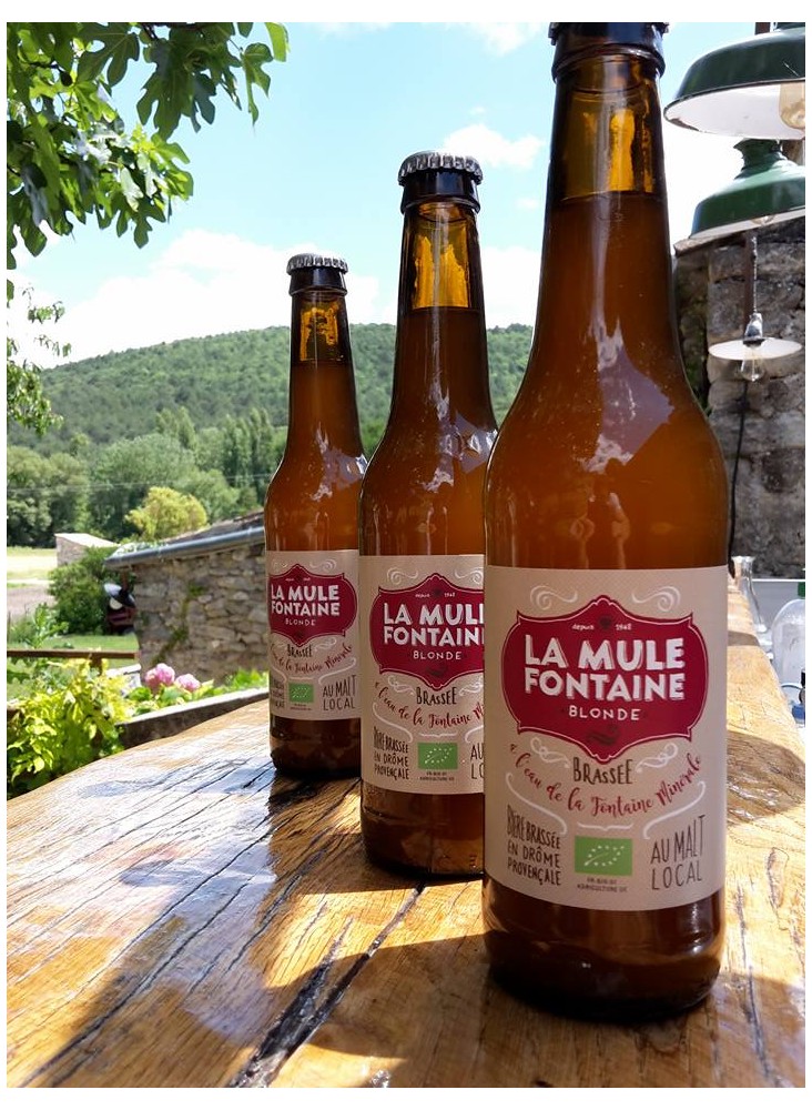 BIERE LA VIEILLE MULE: La Mule Fontaine Blonde 33cl